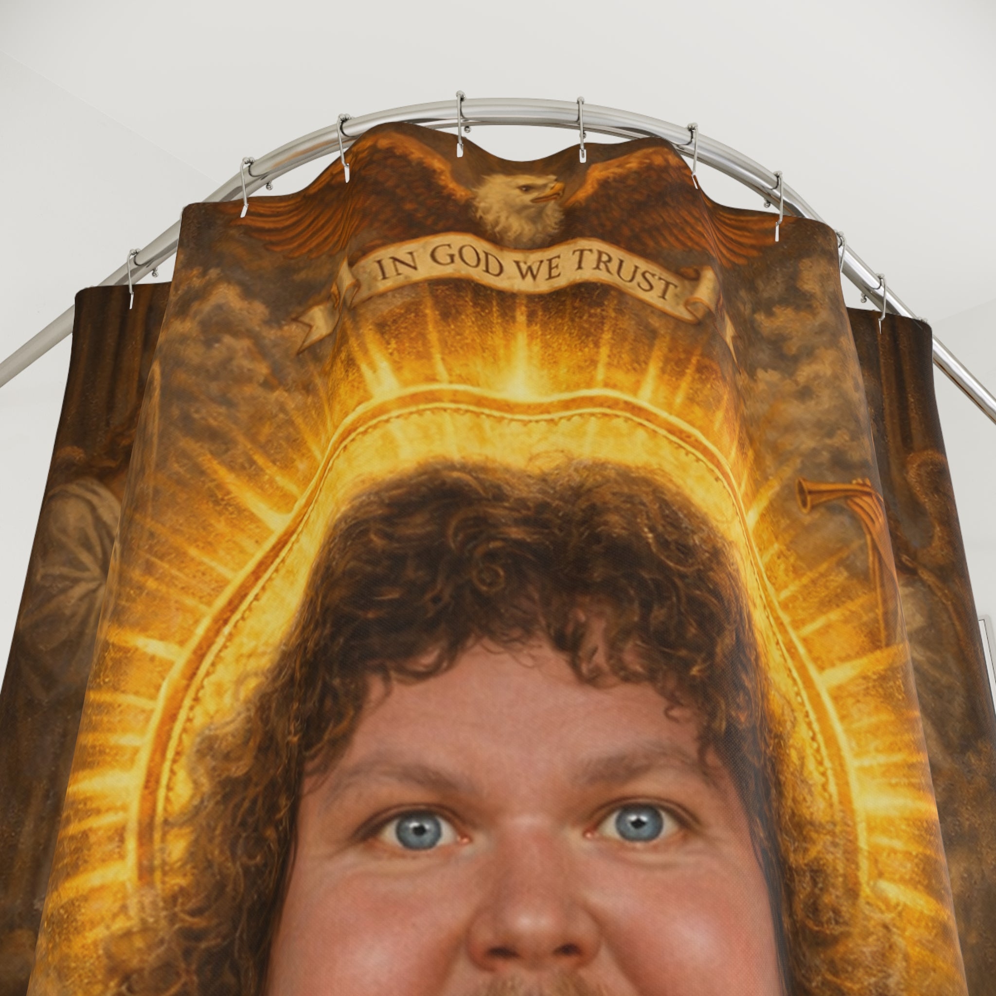 Patron of Couches – JD Vance Shower Curtain