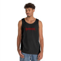 Black Tank Top — Red SuperDuperVision Logo
